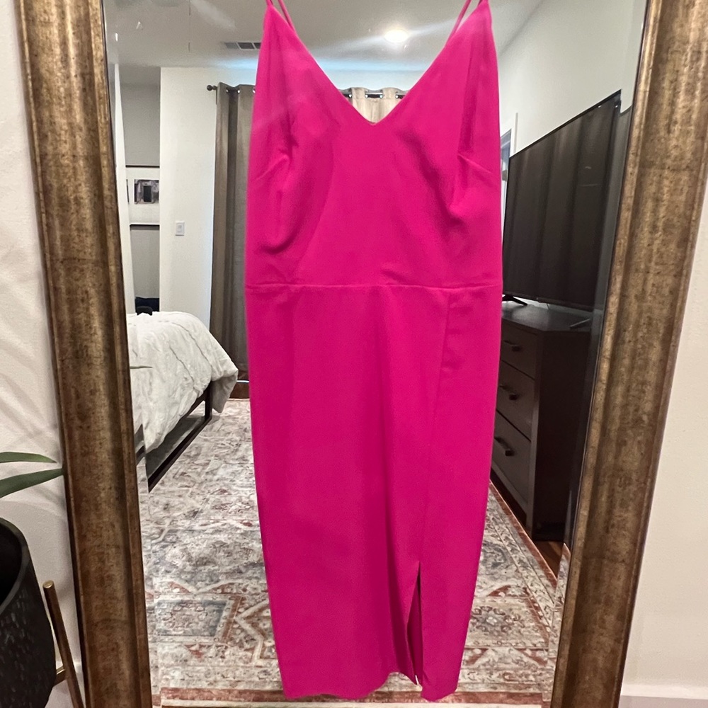 Hot Pink Bebe Cocktail Dress